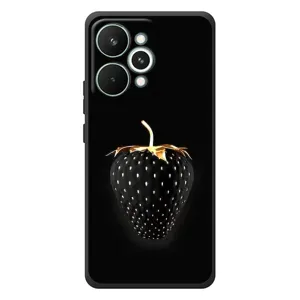 Чохол з зображенням смачної їжі для RealMe 15 Pro (Чорна полуниця)