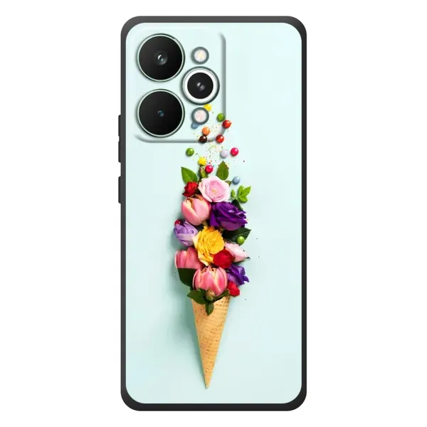 Чехол с рисунком «Цветок-мороженное» для Realme 15 Pro Чехол с рисунком «Цветок-мороженное» для Realme 15 Pro
