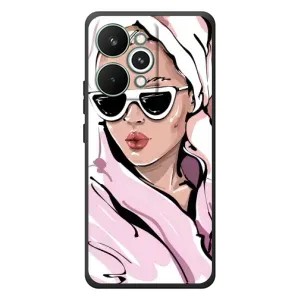 Чохол з картинкою Модні Дівчата RealMe 15 Pro (Дівчина в халаті)