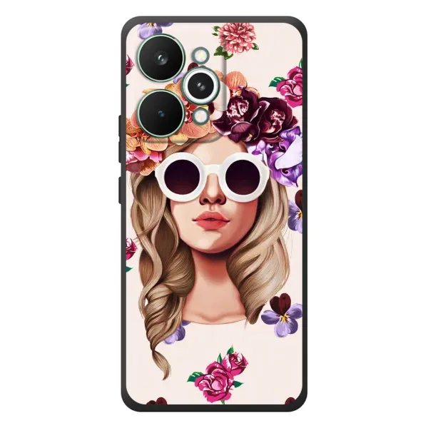 Чехол с рисунком «Девушка в очках» для Realme 15 Pro Чехол с рисунком «Девушка в очках» для Realme 15 Pro