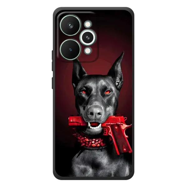 Чохол з малюнком «Доберман злий» для Realme 15 Pro Чохол з малюнком «Доберман злий» для Realme 15 Pro