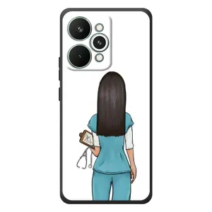 Силиконовый бампер (Работники) на RealMe 15 Pro (Доктор)