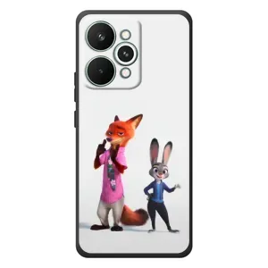 Силиконовый чехол с принтом Зоотрополіс для RealMe 15 Pro (Джуди и Ник)