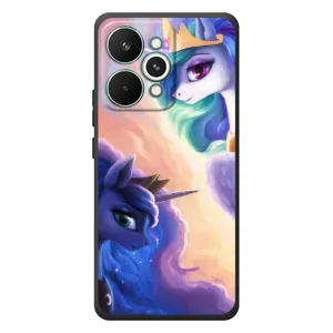 Чехол Unicorn на RealMe 15 Pro (Единорожки на тучках)
