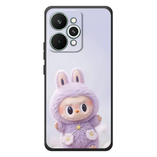 Чехол с рисунком «Фиолетовый Лабубу» для Realme 15 Pro Чехол с рисунком «Фиолетовый Лабубу» для Realme 15 Pro