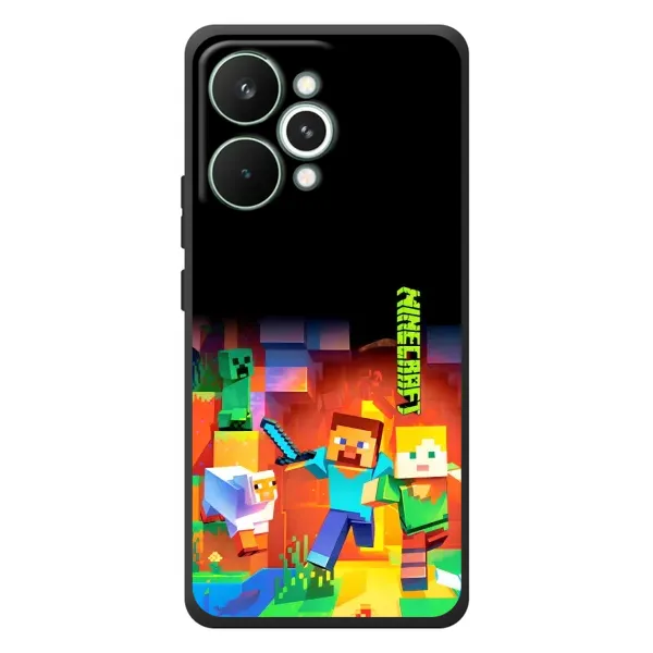 Чехол с рисунком «Герой Майнкрафт» для Realme 15 Pro Чехол с рисунком «Герой Майнкрафт» для Realme 15 Pro