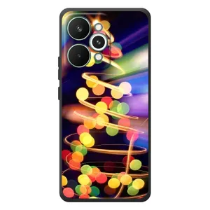 Чохол новорічна ялинка на RealMe 15 Pro (Гірлянди)