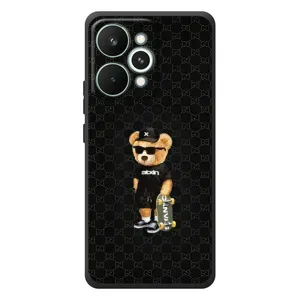 Чехлы Мишка Тедди для РеалМи 15 Про (GUCCI Teddy)