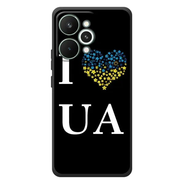 Чехол с рисунком «I Love UA» для Realme 15 Pro Чехол с рисунком «I Love UA» для Realme 15 Pro