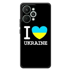 Чехол с Украинской символикой на РеалМи 15 Про (I Love Ukraine)