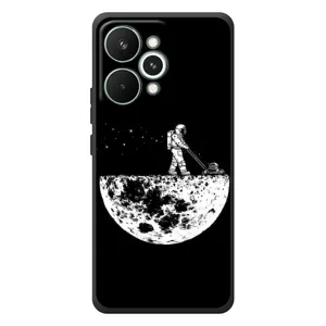 Силиконовый Чехол с принтом "Космонавты" на RealMe 15 Pro (Космонавт)