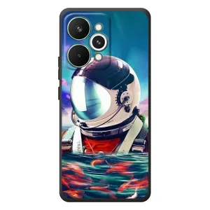 Силиконовый Чехол с принтом "Космонавты" на RealMe 15 Pro (Космонавт в воде)