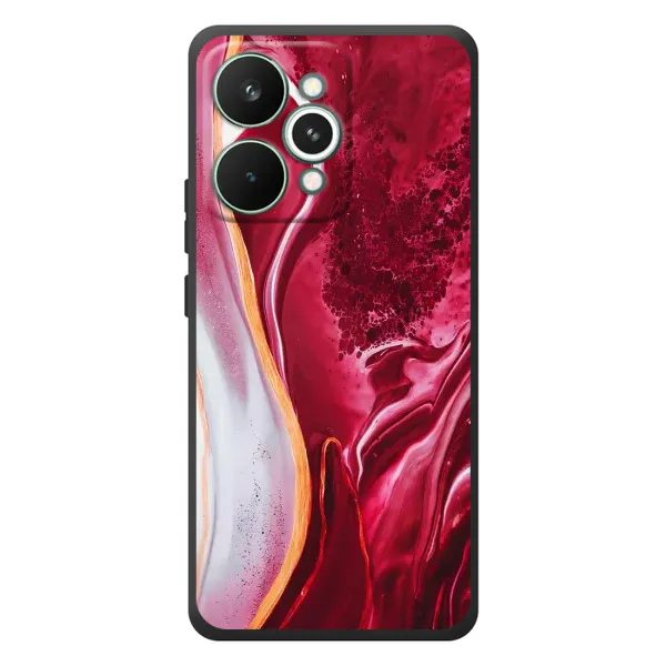 Чехол с рисунком «Красный мрамор» для Realme 15 Pro Чехол с рисунком «Красный мрамор» для Realme 15 Pro