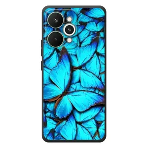 Силиконовый бампер с картинкой животных для RealMe 15 Pro (Крылья бабочек)