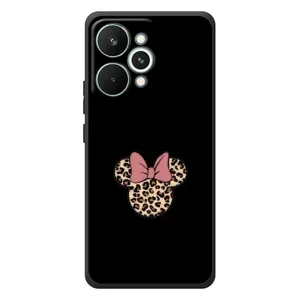 Чехол с леопардовым принтом на RealMe 15 Pro (Леопардовая Минни)
