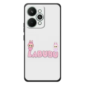 Чехол с принтом Лабубу для RealMe 15 Pro (Логотип Лабубу)