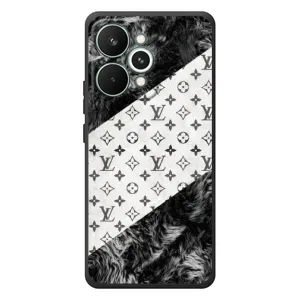 Чохол Стиль Louis Vuitton на RealMe 15 Pro (LV на білому)
