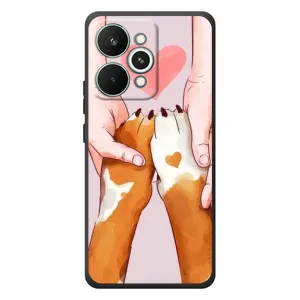 Чехол (ТПУ) Милые собачки для RealMe 15 Pro (Любовь к собакам)