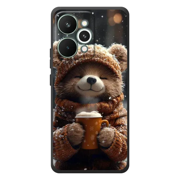 Чехол с рисунком «Медвежонок с кофе» для Realme 15 Pro Чехол с рисунком «Медвежонок с кофе» для Realme 15 Pro
