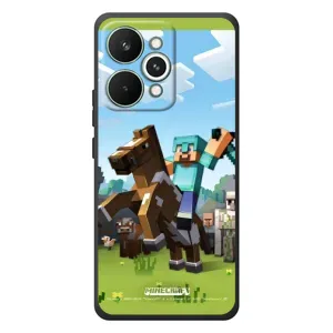 Чехлы для RealMe 15 Pro (Персонажи Майн Крафт) (На коне)