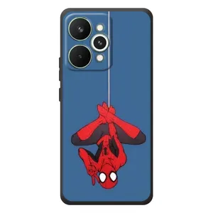 Чехол Супергерой Человека Паука на RealMe 15 Pro (На паутине)