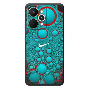 Силіконовый Чохол на RealMe 15 Pro з картинкою НАЙК (Найк зелений)