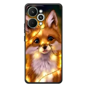 Чехол с Лисичкой для RealMe 15 Pro (Новогодний лисенок)