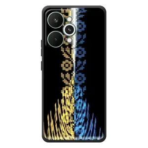 Силиконовый Чехол на RealMe 15 Pro (Патриотическая вышиванка)