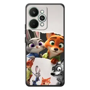Силиконовый чехол с принтом Зоотрополіс для RealMe 15 Pro