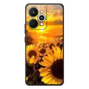 Чехол с Цветами для RealMe 15 Pro (поле подсолнухов)