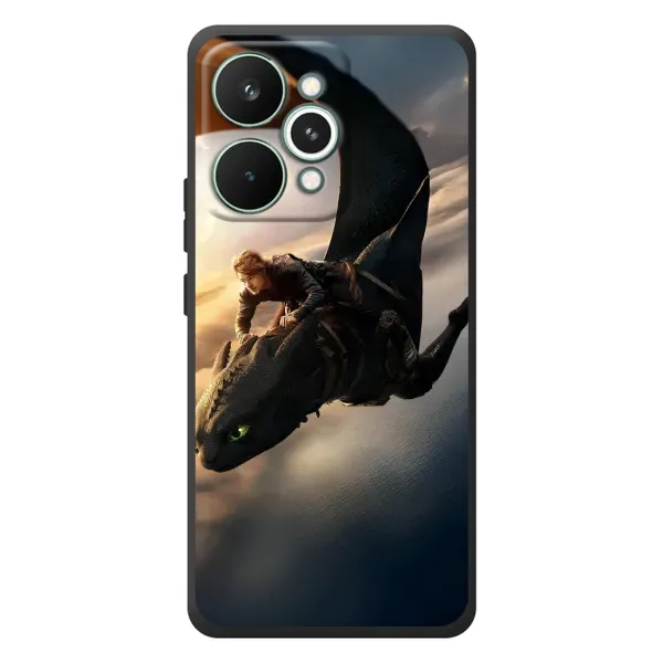 Чехол с рисунком «Полет Беззубика» для Realme 15 Pro Чехол с рисунком «Полет Беззубика» для Realme 15 Pro