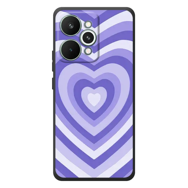 Чехол с рисунком «Сердце фиолет» для Realme 15 Pro Чехол с рисунком «Сердце фиолет» для Realme 15 Pro