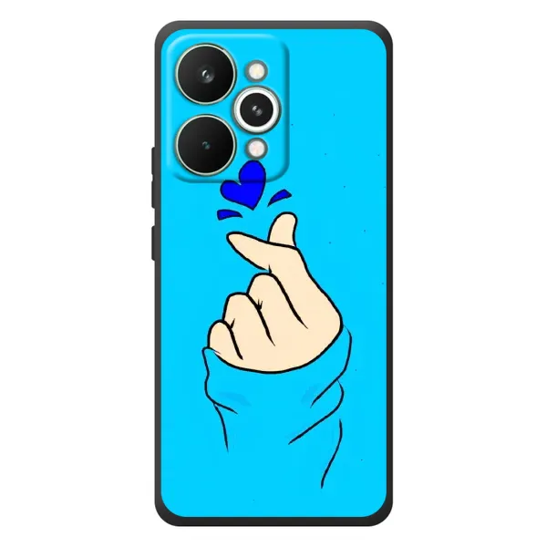 Чехол с рисунком «Сердце на синем» для Realme 15 Pro Чехол с рисунком «Сердце на синем» для Realme 15 Pro