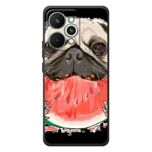 Чехол (ТПУ) Милые собачки для RealMe 15 Pro (Смешной Мопс)