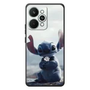Чехол с рисунком Стич для Realme 15 Pro (Стич с цветочком)