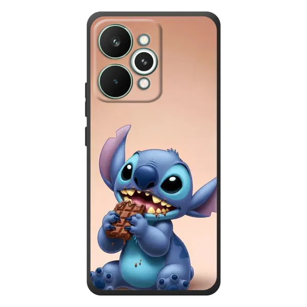 Чехол с рисунком «Стич с шоколадом» для Realme 15 Pro