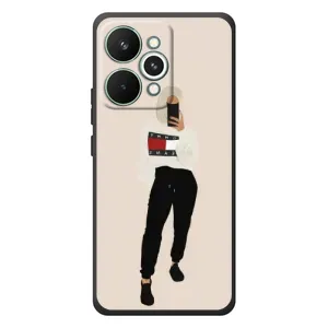 Силиконовый Чехол на RealMe 15 Pro с картинкой Стильных Девушек (Стильная)