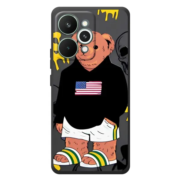 Чехол с рисунком «Teddy USA» для Realme 15 Pro