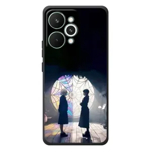Чехлы с принтом Уэнсдей на RealMe 15 Pro (Уэнсдей и Энди)