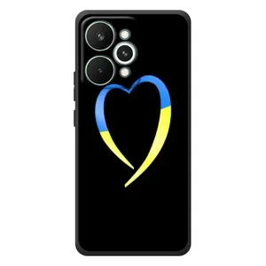 Силиконовый Чехол на RealMe 15 Pro (Я-Украина) (Украинское сердце)