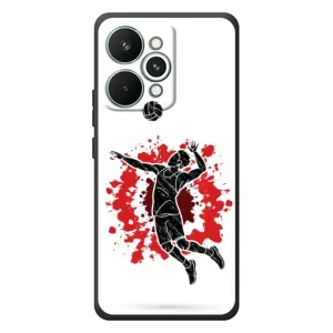 Чохли з прінтом Спортивна тематика для RealMe 15 Pro (Волейболіст)