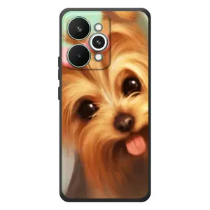 Чехол (ТПУ) Милые собачки для RealMe 15 Pro (Йоршенский терьер)
