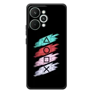 Чехол КИБЕРСПОРТ для RealMe 15 Pro (Значки Sony)