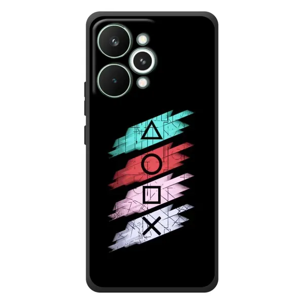 Чехол с рисунком «Значки Sony» для Realme 15 Pro Чехол с рисунком «Значки Sony» для Realme 15 Pro