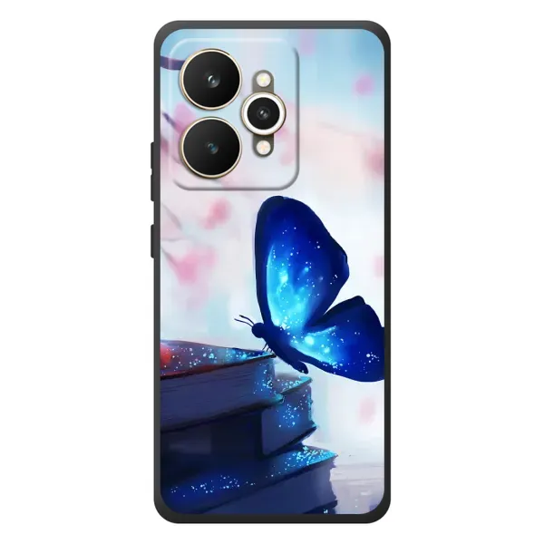 Чехол с рисунком «Бабочка синяя» для Realme 15 Чехол с рисунком «Бабочка синяя» для Realme 15