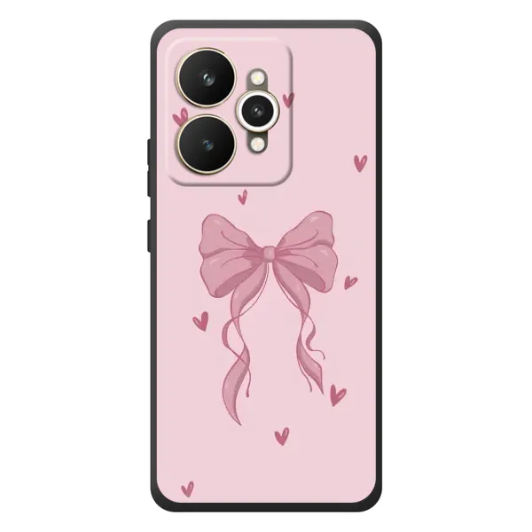 Чехол с рисунком «Бант на розовом» для Realme 15 Чехол с рисунком «Бант на розовом» для Realme 15