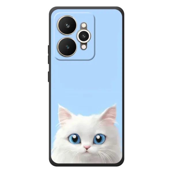 Чехол с рисунком «Белый кот» для Realme 15 Чехол с рисунком «Белый кот» для Realme 15