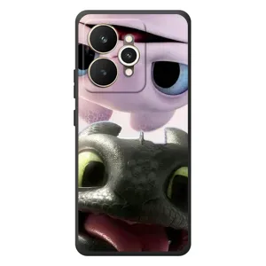 Чехол дракон Беззубик для Realme 15 (Беззубик и Дневная Злость)