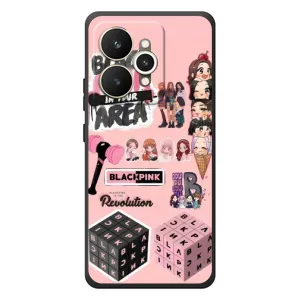 Чохли з картинкою для Realme 15 (BLACK PINK колаж)