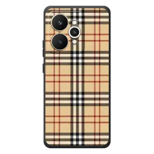 Чехол с рисунком «Burberry стиль» для Realme 15